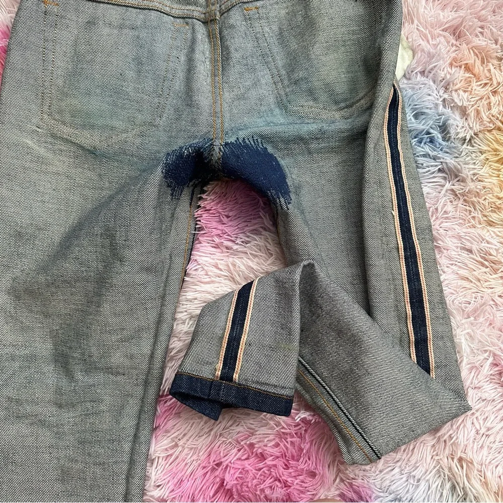A.P.C. Petite New Standard worn in tailored jeans, *altered